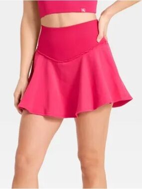 JoyLab High-Waist Hot Pink Athletic Skort Skirt